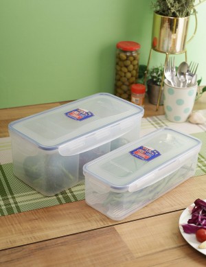 Locknlock Airtight Multipurpose Plastic Refrigerator Container Set | AJP-928315