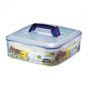 Locknlock Appetizer And Dessert Container With Handle, 6.5 Litres, Clear | NXQ-209563