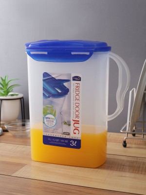 Locknlock Aqua Fridge Door Water Jug With Flip Top Lid, 3 Litres, Semitransparent | GEC-296084