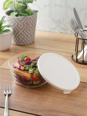 Locknlock Easy Lock Glass Round Container | 480 ML | TBG-074963