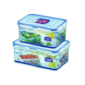 Locknlock Plastic Refrigerator Airtight Container Set | (1.1ltr & 1.4ltr) | IWK-709183