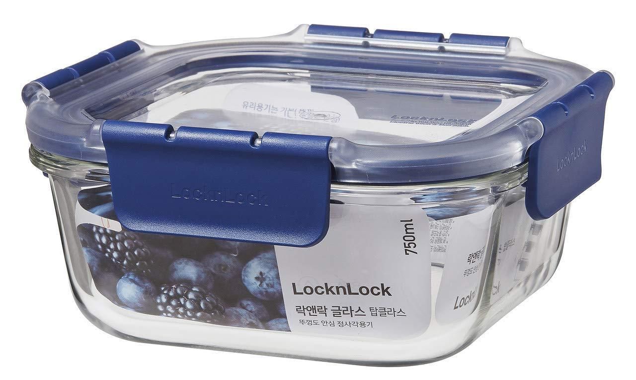 Locknlock Air & Liquid Tight Glass Food Storage Container, 750ml | ZEG-251869