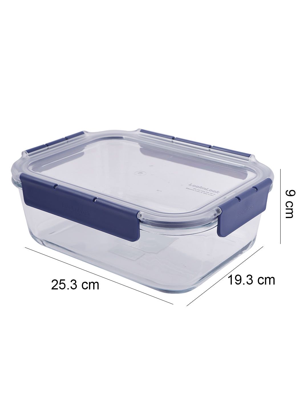 Locknlock Air & Liquid Tight Glass Food Storage Container, 2ltr | MHP-105963