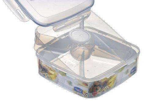 Locknlock Appetizer And Dessert Container With Handle, 6.5 Litres, Clear | NXQ-209563