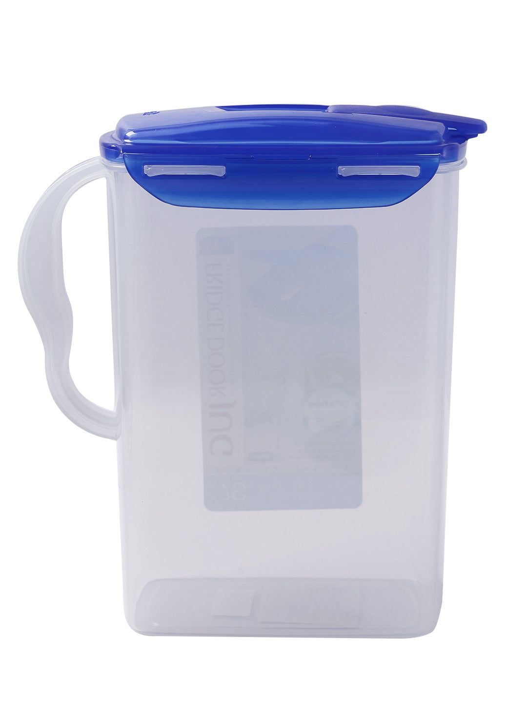 Locknlock Aqua Fridge Door Water Jug With Flip Top Lid, 3 Litres, Semitransparent | GEC-296084