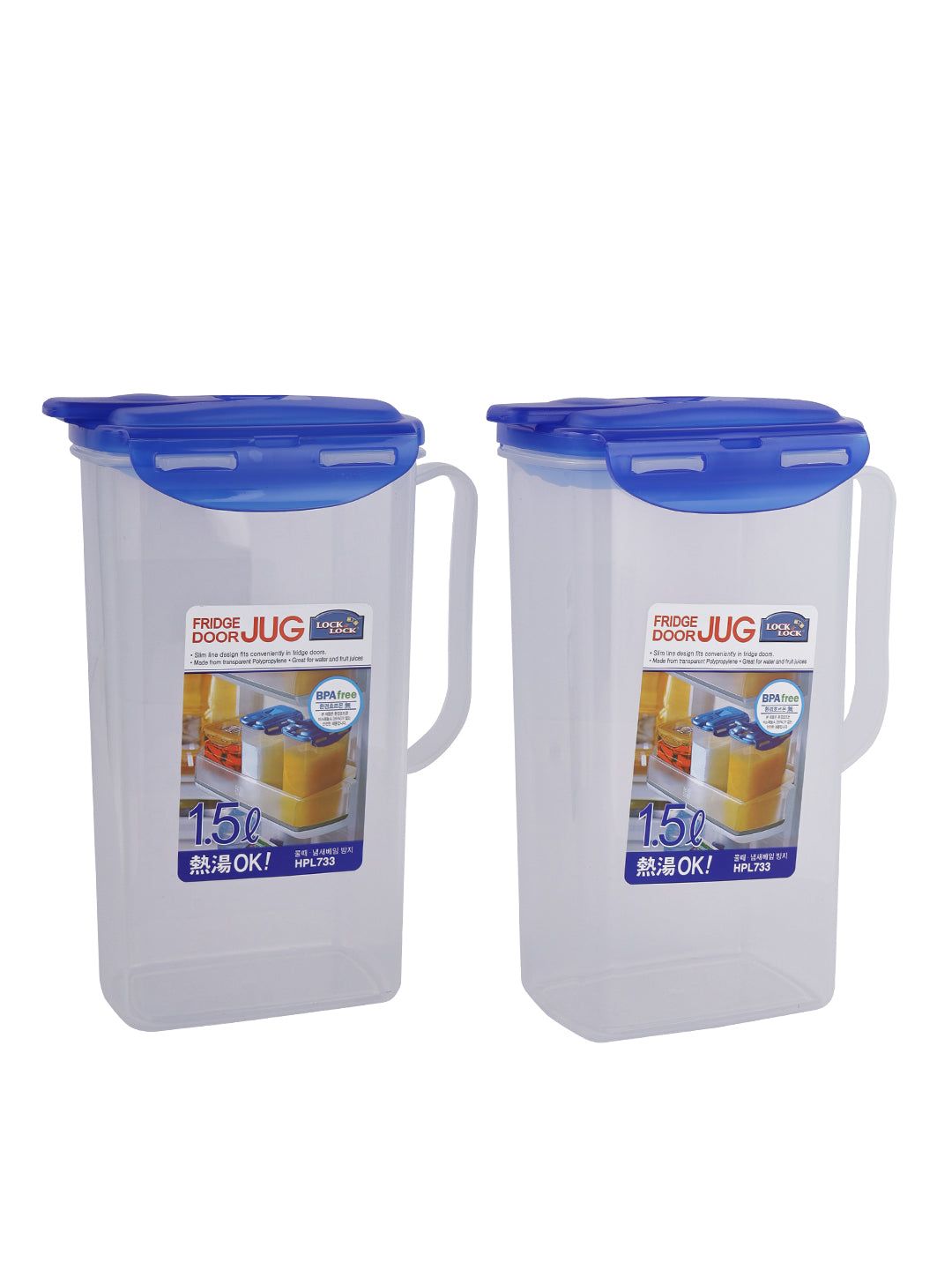 Locknlock Aqua Jug - 1.5ltr (Pack Of 2) | KND-296107