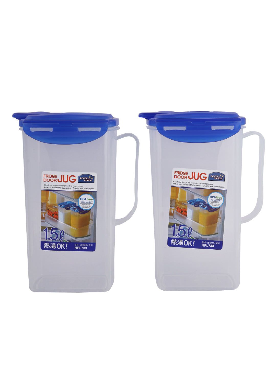 Locknlock Aqua Jug - 1.5ltr (Pack Of 2) | KND-296107