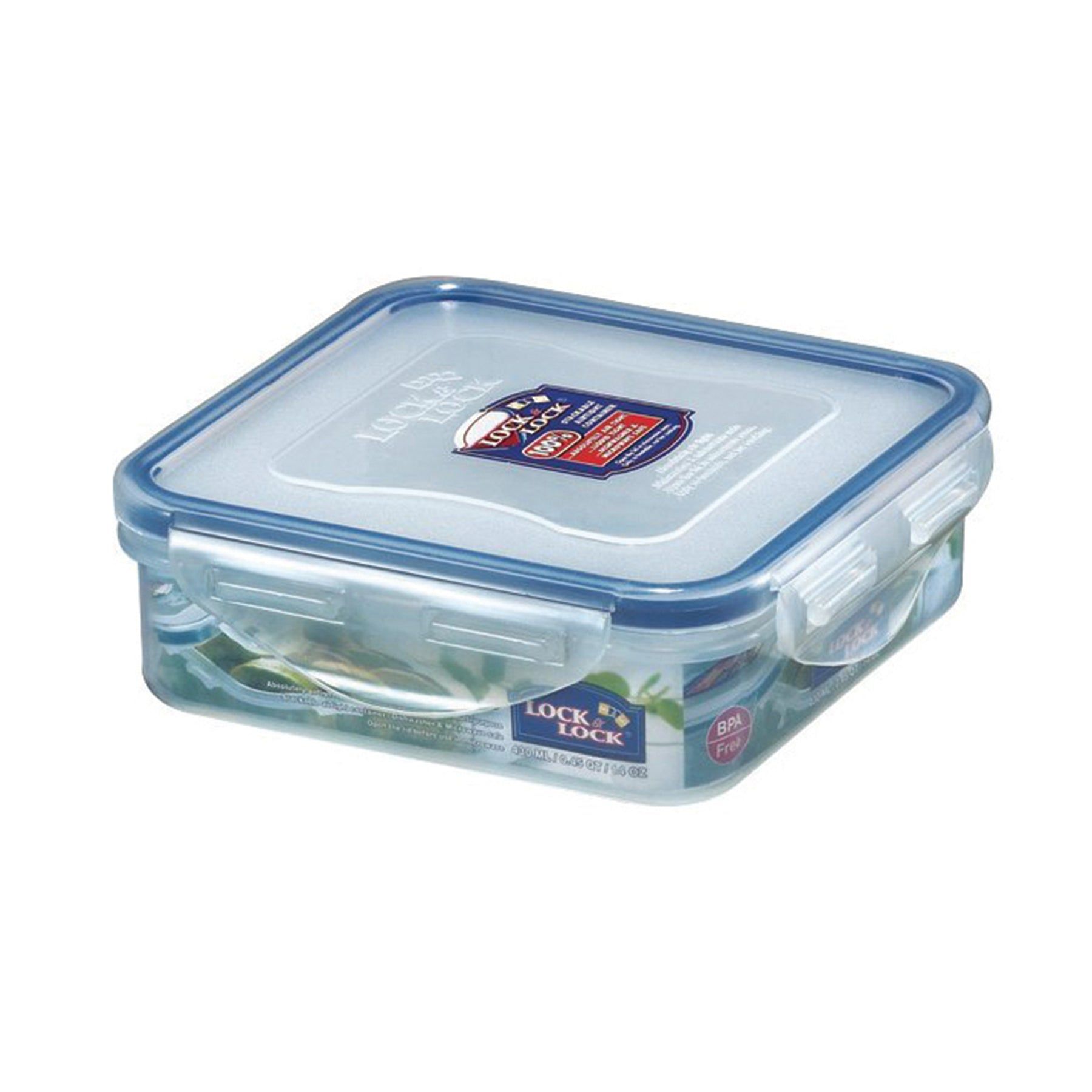 Locknlock Classic Small Flat Square Food Container | 430ml | JBP-349250