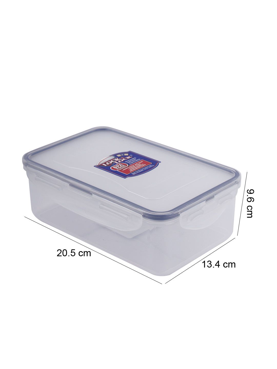 Locknlock Classics Large Flat Rectangular Food Container With Leak Proof Locking Lid | LSN-837956