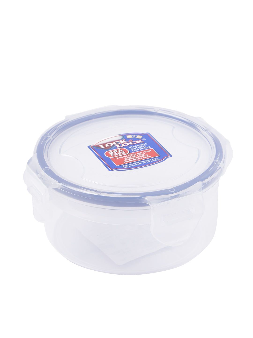 Locknlock Classics Large Round Food Container With Leak Proof Locking Lid, Clear | EUD-315824