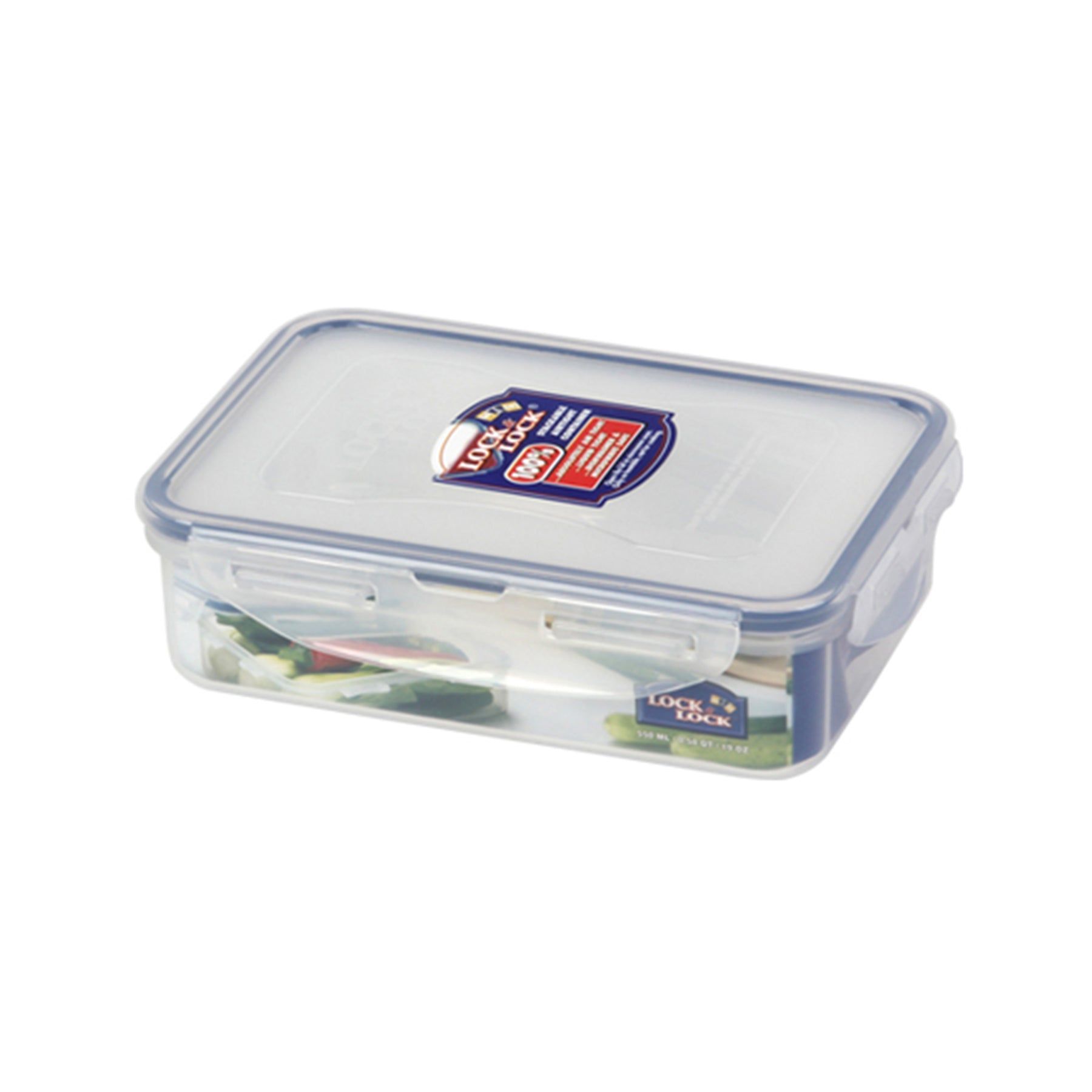 Locknlock Classics Medium Flat Rectangular Food Container With Leak Proof Locking Lid | HNM-083426