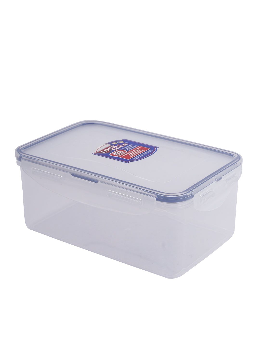 Locknlock Classics Rectangular Plastic Airtight Food Storage Container, 1.4 Liter, Set Of 2 | JIC-913248