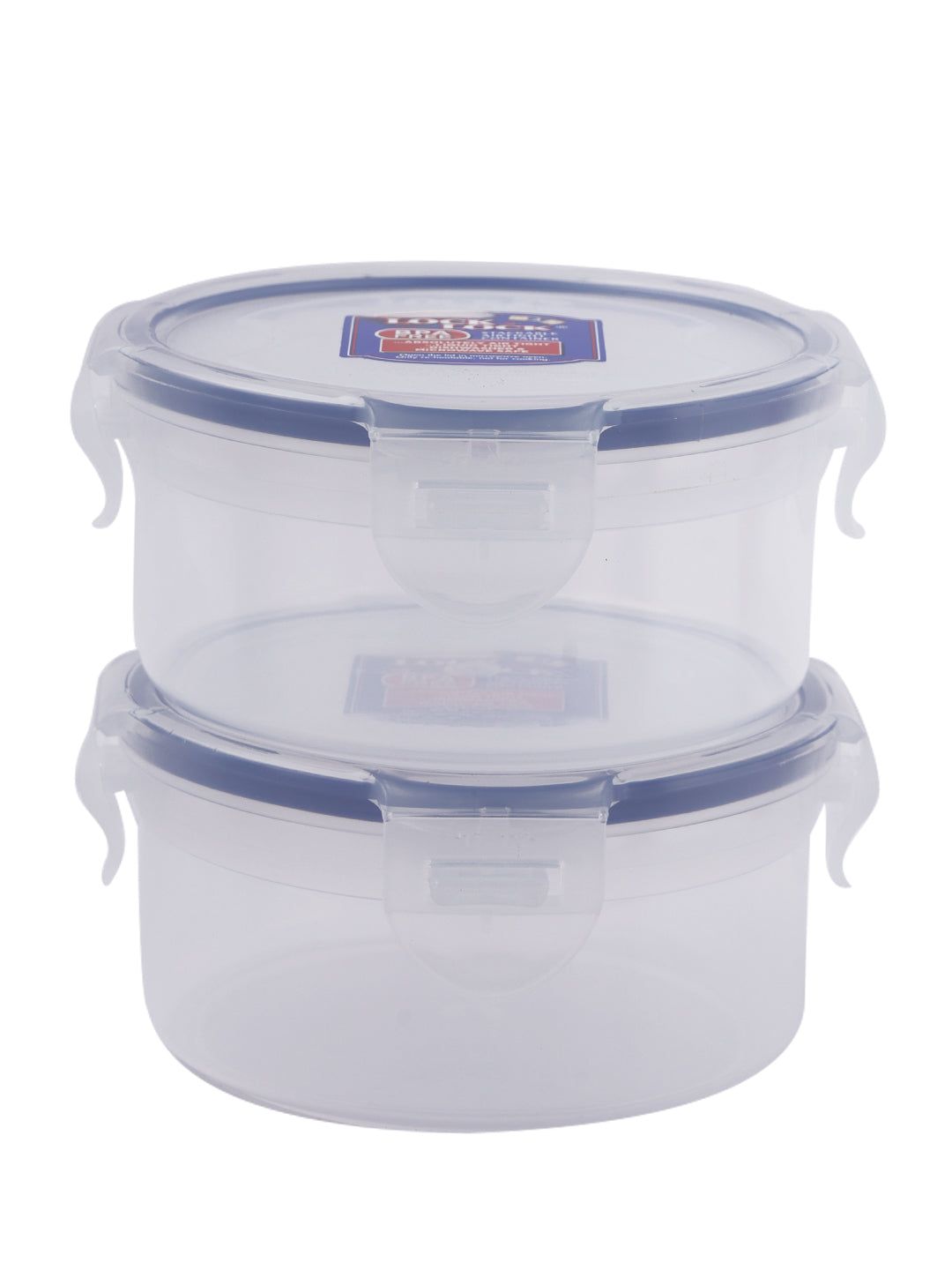 Locknlock Classics Round Polypropylene Storage Container Set, 300ml, Set Of 2 | SCR-592318