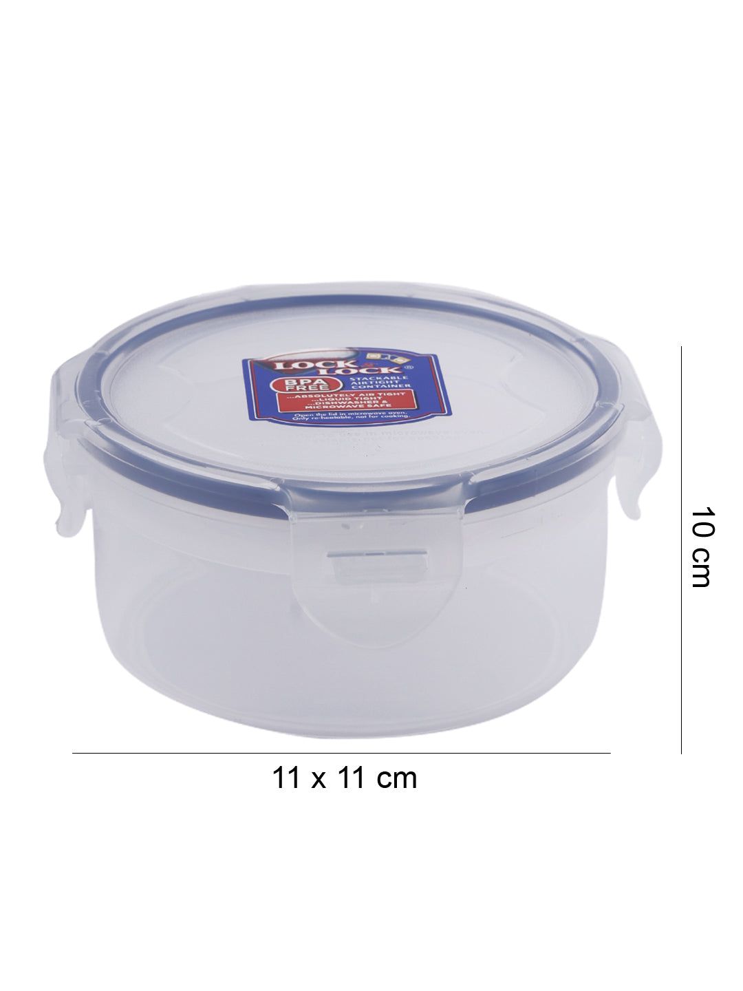 Locknlock Classics Round Polypropylene Storage Container Set, 300ml, Set Of 2 | SCR-592318