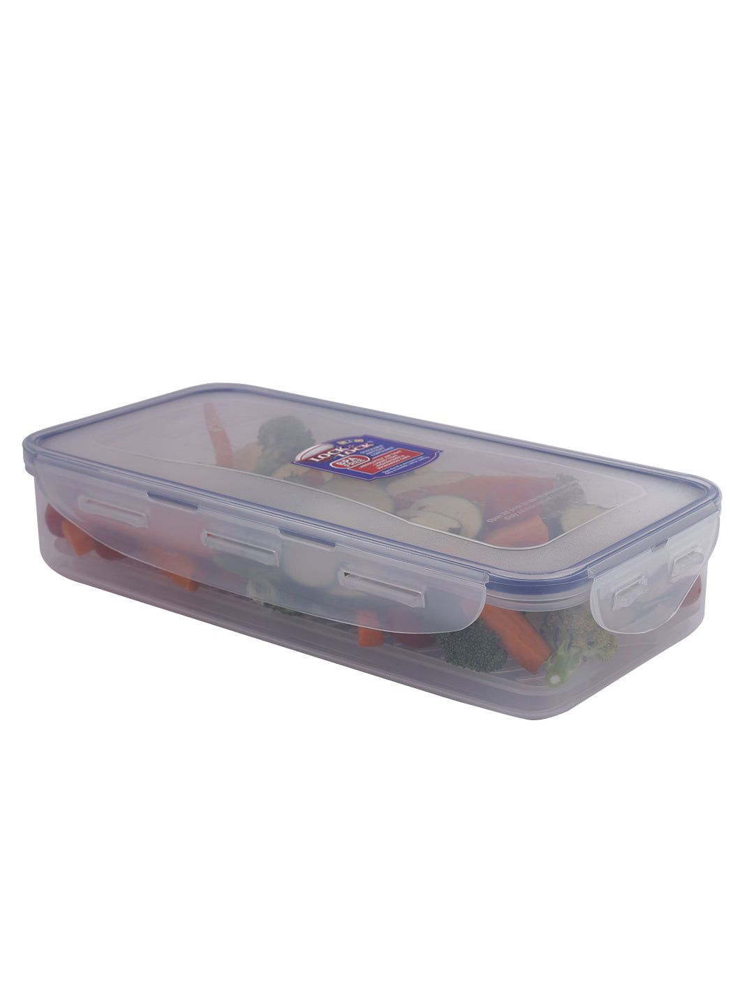 Locknlock Classics Small Flat Oblong Food Container With Leak Proof Locking Lid And Tray | QBD-329567