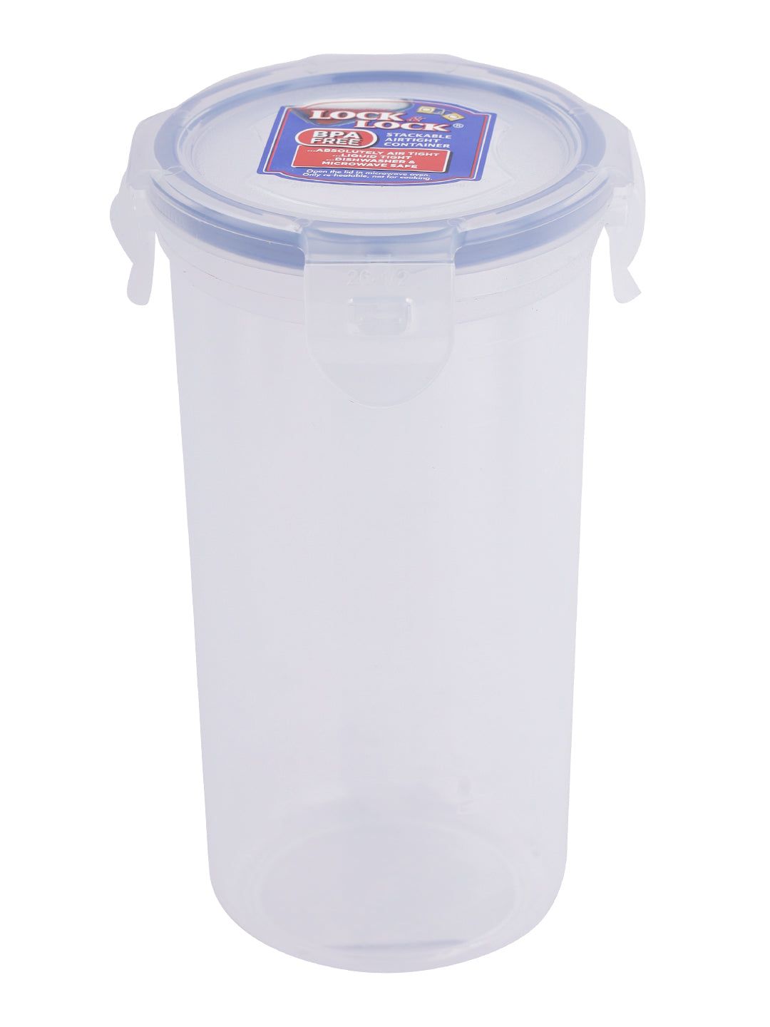 Locknlock Classics Small Round Food Container With Leak Proof Locking Lid, Clear | RGB-136504