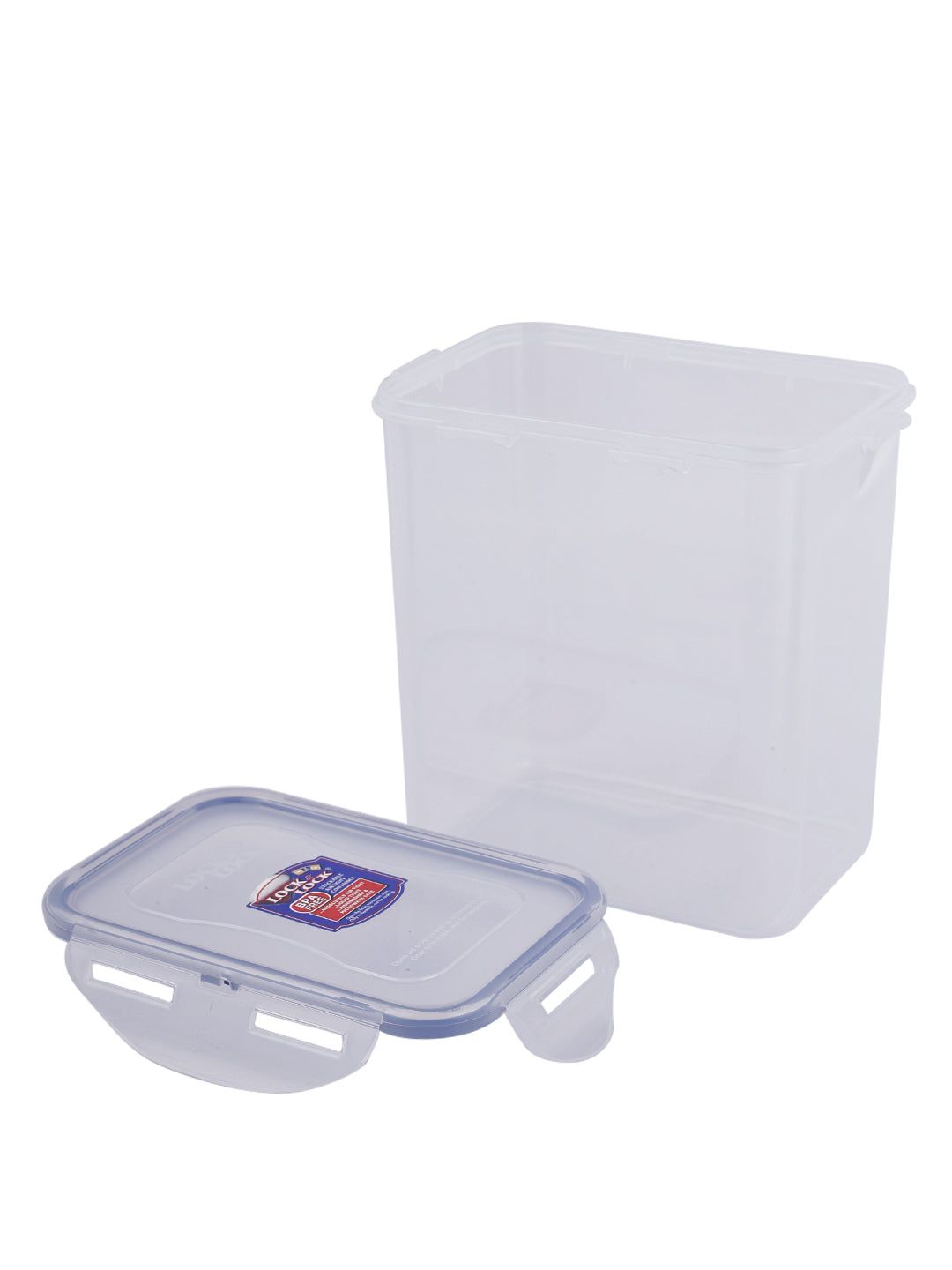 Locknlock Classics Tall Rectangular Plastic Airtight Food Storage Container, 1 Liter, Set Of 3 | GOW-592730