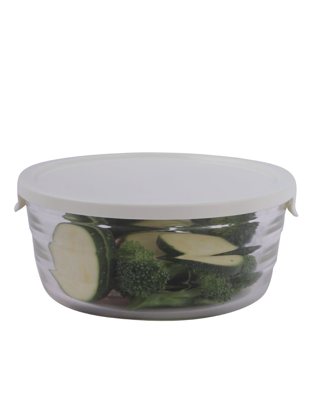 Locknlock Easy Lock Glass Round Container | 480 ML | TBG-074963