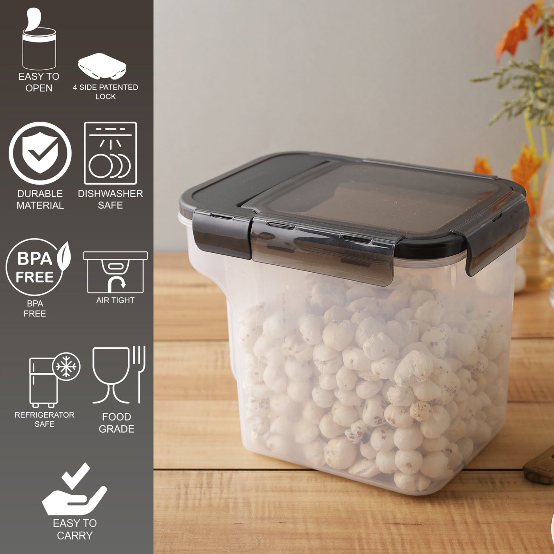 Locknlock Hermetic Pantry Food Container With Air Tight Locking | 2.5ltr | ZVX-320795