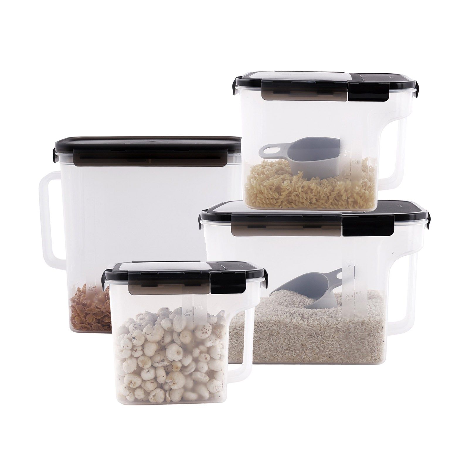 Locknlock Hermetic Pantry Food Container With Air Tight Locking | Set Of 4 | APQ-467218