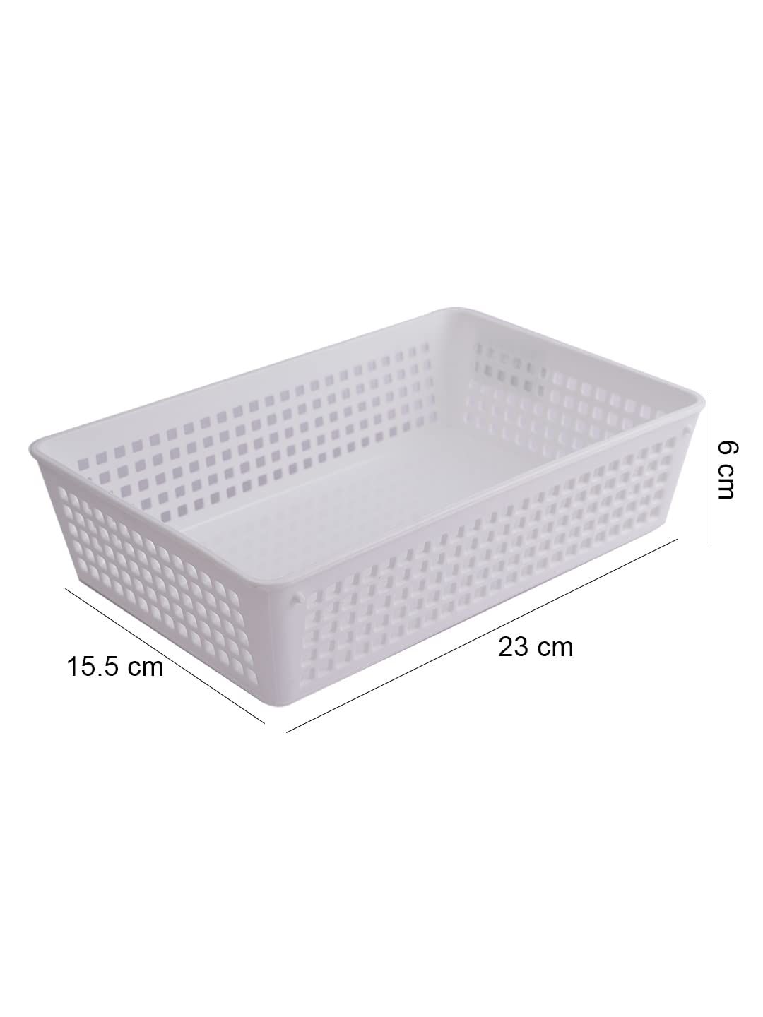 Locknlock Inplus Basket/Organizer - Flat Medium (Pack Of 3) | ALF-805163