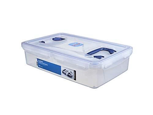 Locknlock Large Multiple-purpose Storage Container With Grab Handles, Transparent | NHR-348215