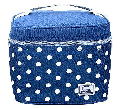 Locknlock Plastic Lunch Box With Polka Bag Set, 4-pieces | UWR-758320