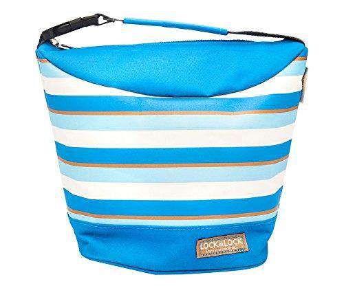 Locknlock Plastic Lunch Box With Stripes Bag Set, 4-pieces | CUX-267594