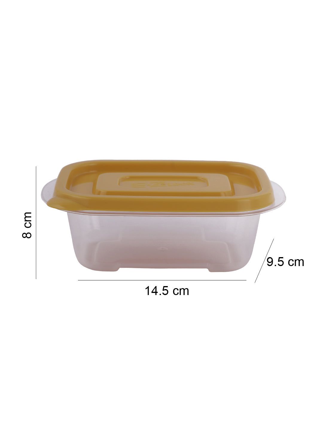 Locknlock Rectangle 270ml x 3 - Yellow Set | VNL-408532