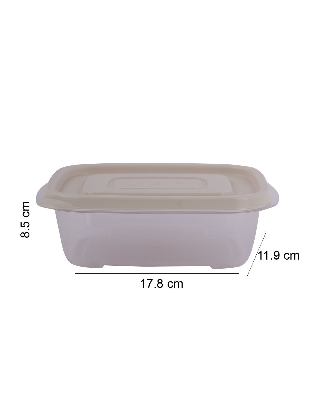 Locknlock Rectangle 520ml x 3 - Ivory Set | ZKS-367548