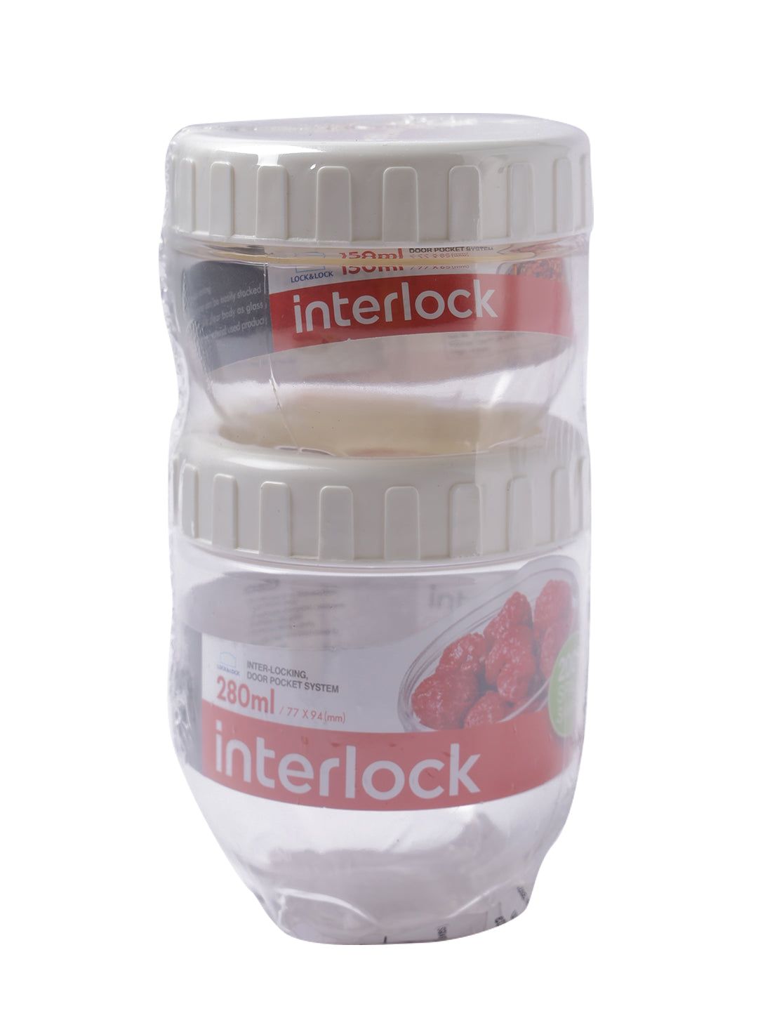 Locknlock Round 150ml x 280ml - Interlock Set | TFA-970314