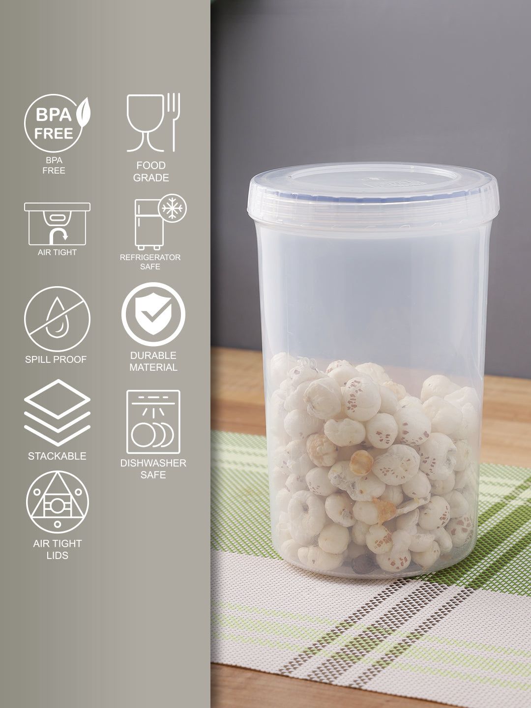 Locknlock Round Twist Container - 1.3ltr | ZAO-263970