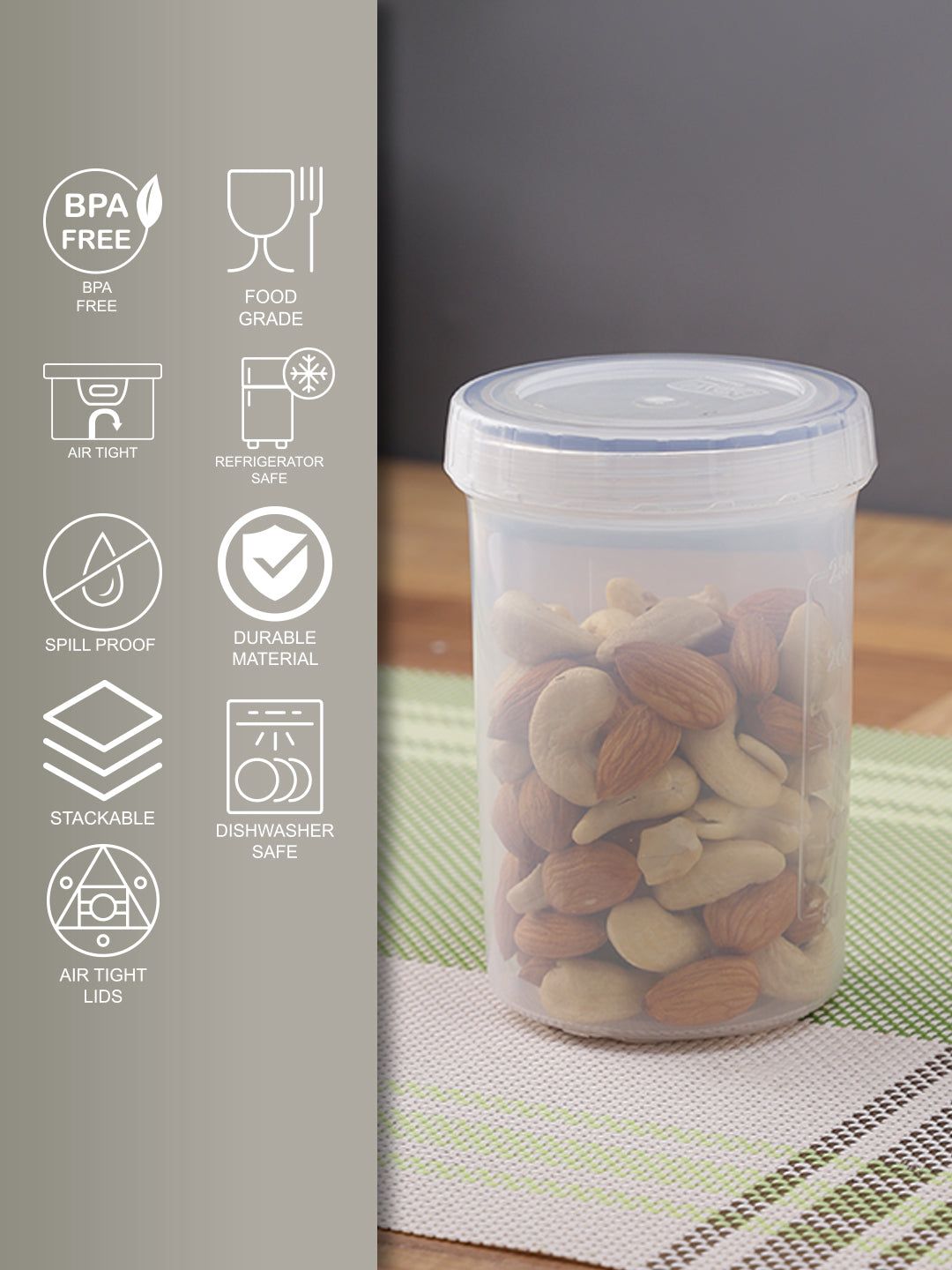 Locknlock Round Twist Container - 330ml | PAQ-580237