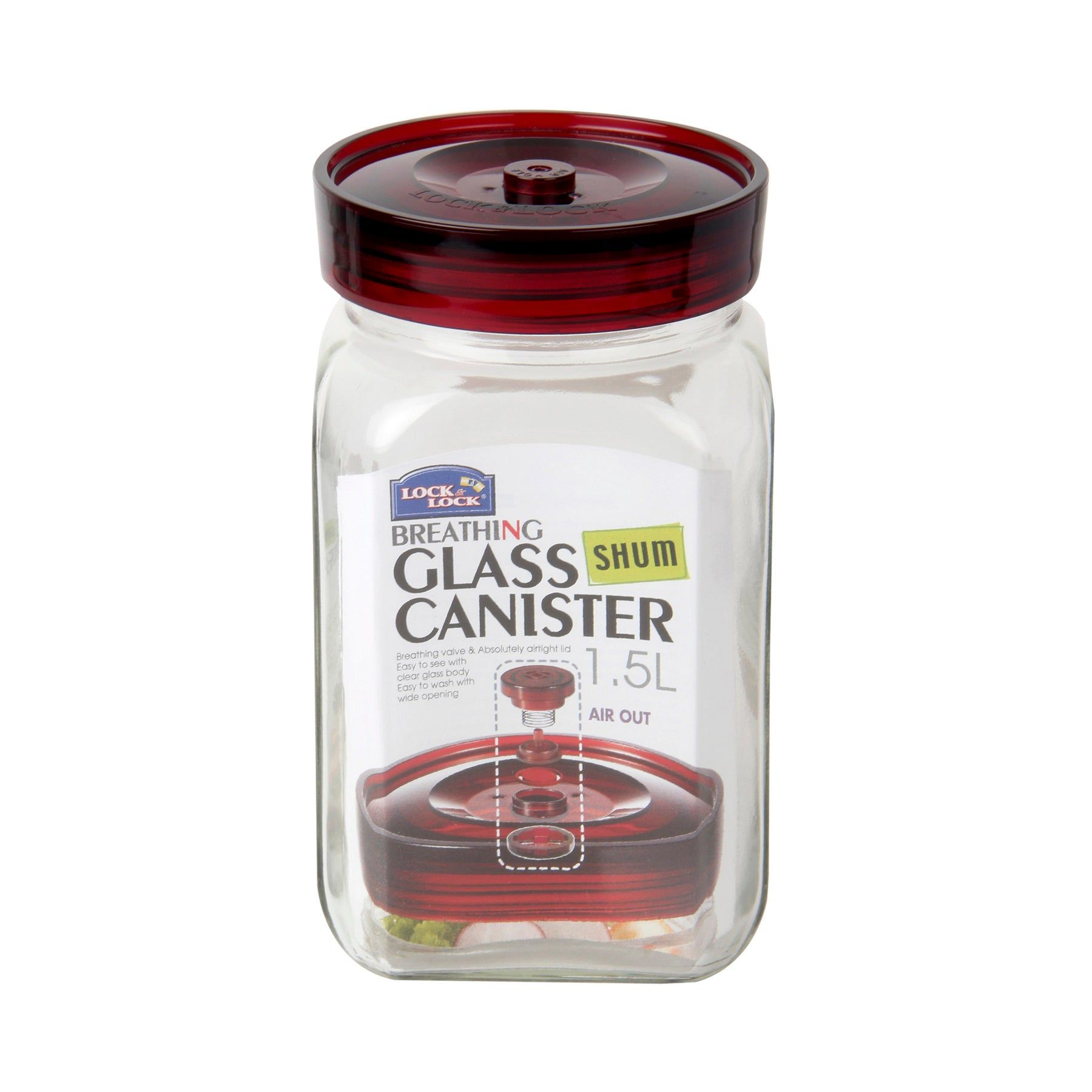 Locknlock Square Canister - 1.5ltr | XFC-619520