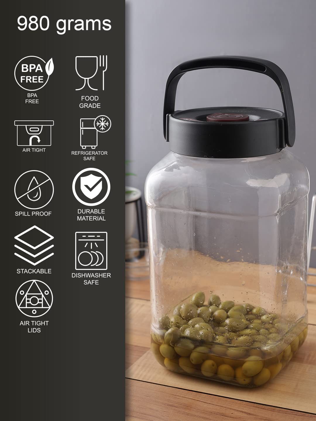 Locknlock Square Canister - 3.6ltr | RHY-726408