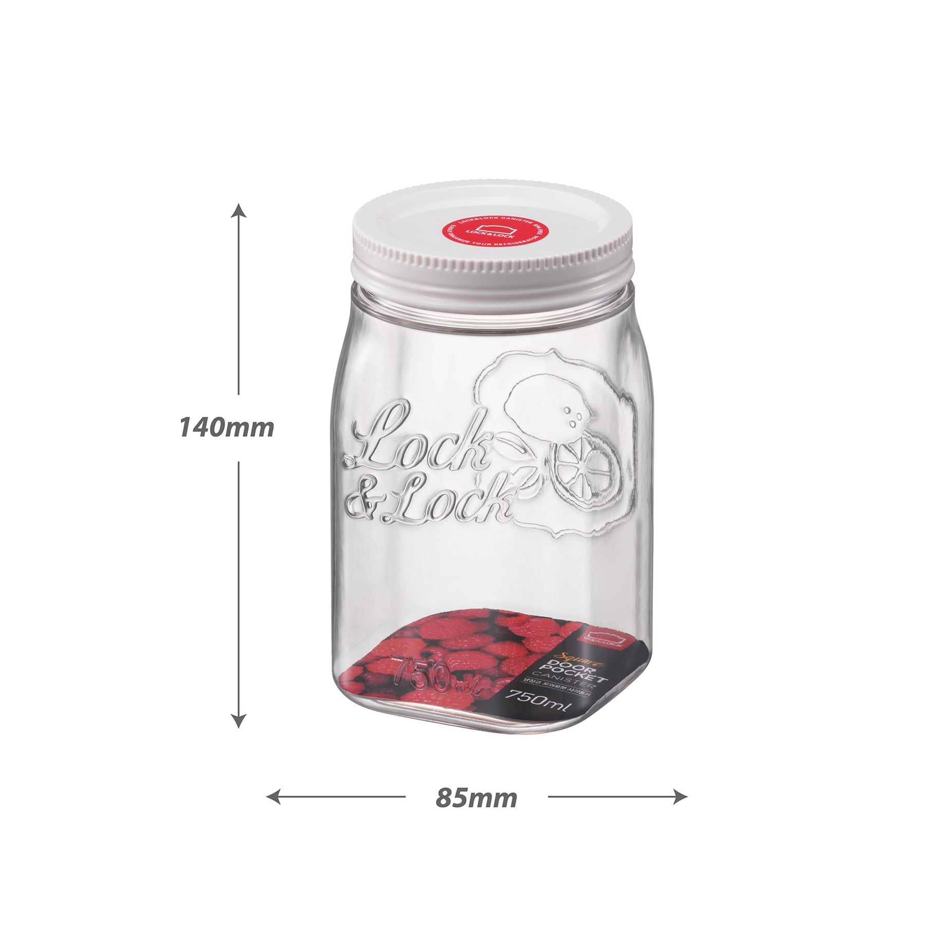 Locknlock Square Fridge Canister - 750ml | AUY-158209