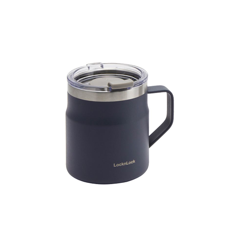 Locknlock Stainless Steel Insulated Metro Mug With Handle And Lid | GKD-876015