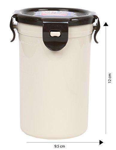 Locknlock Tall Round Plastic Food Container, 350ml, Brown | GRZ-376215